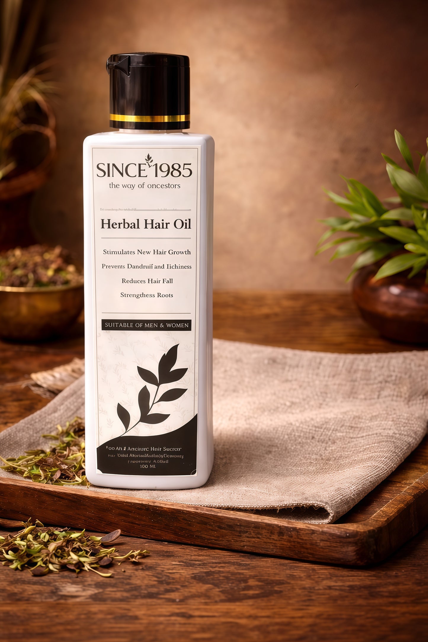Complete Hair Wellness ( herbal oil,comb,drema roller)